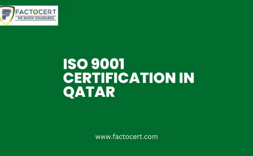 How important is ISO 9001 Certification in Qatar for furniture?