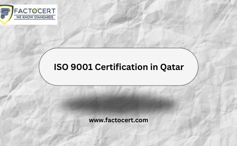 Why is ISO 9001 Certification vital for electrical items in Qatar?